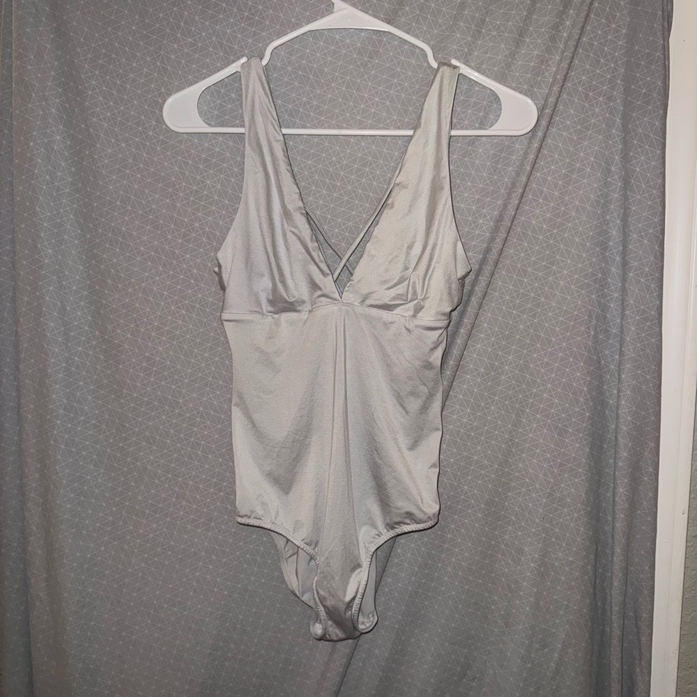 Aerie Gray Shapewear Bodysuit